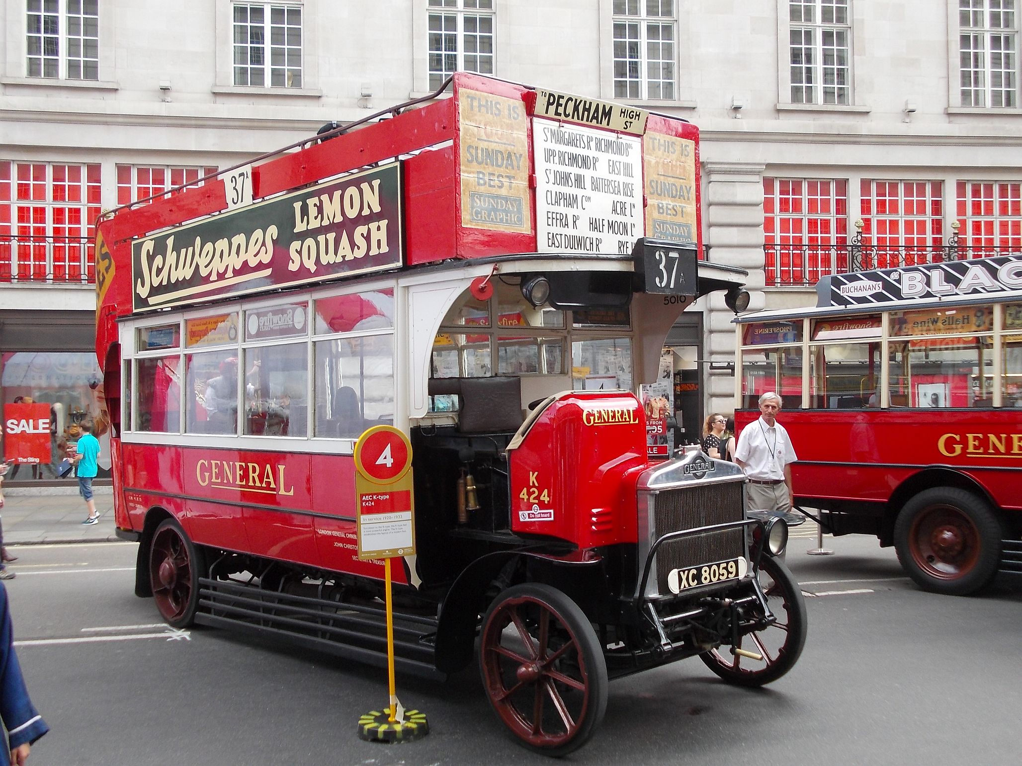 Regent_Street_Bus_Cavalcade_AEC_K-type_(14483455845)