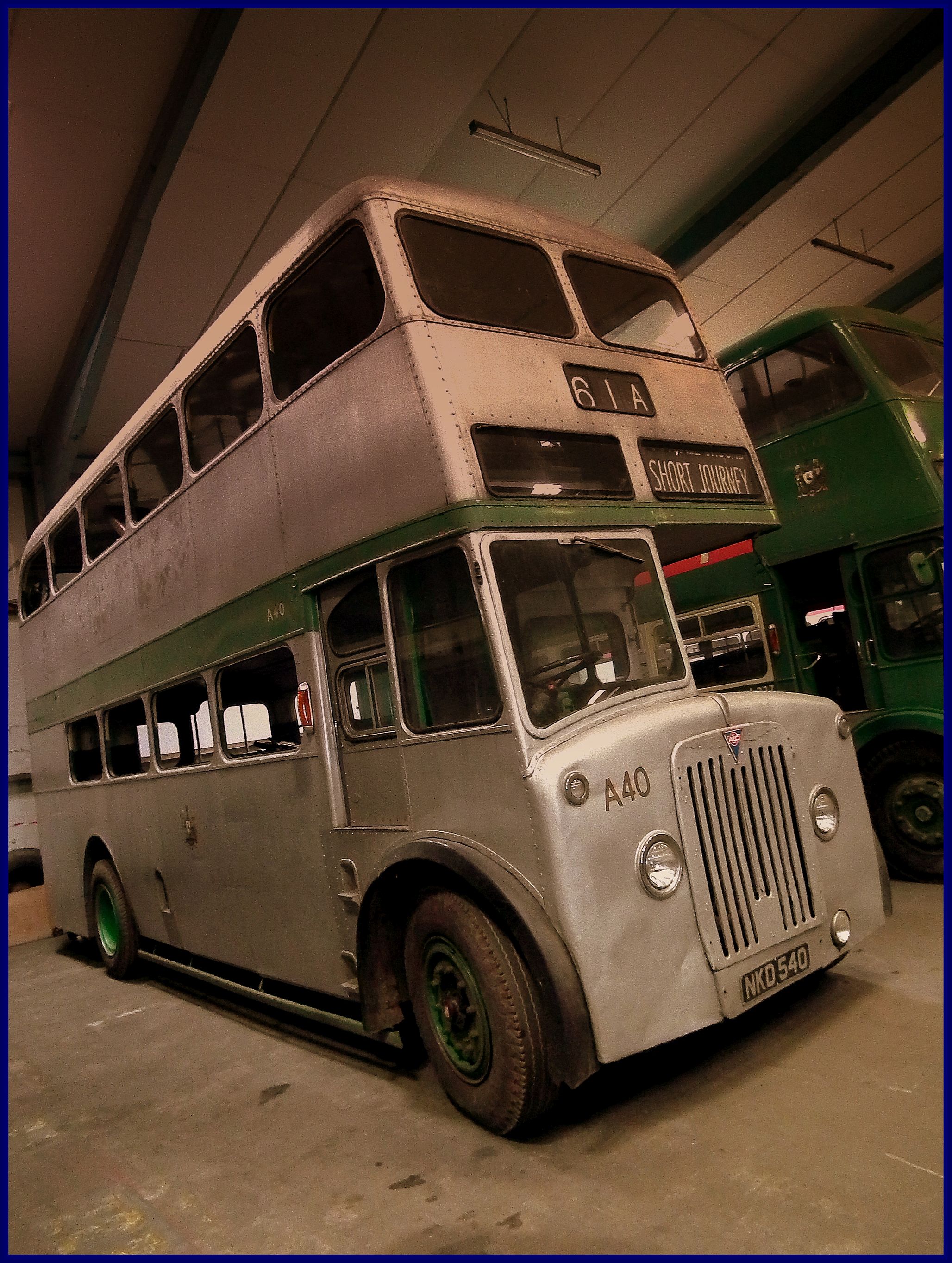 AEC Regent III bus with aluminium body