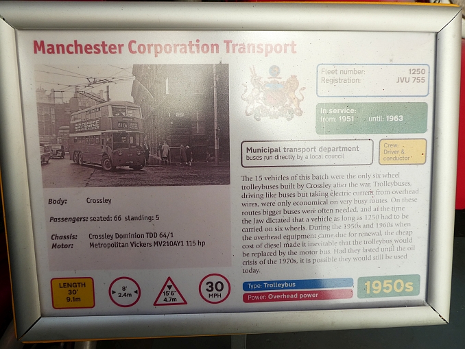 Crossley Dominion trolleybus TDD 64/1
